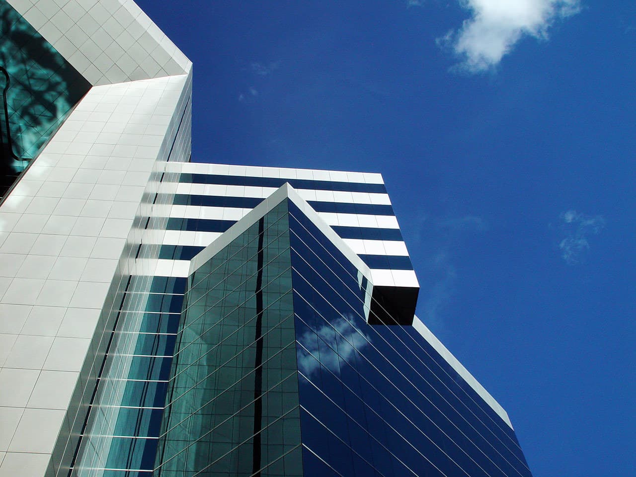Commercial building exterior